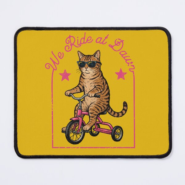 Item preview, Cool Cat Riding Tricycle We Ride at Dawn designed and sold by d247.