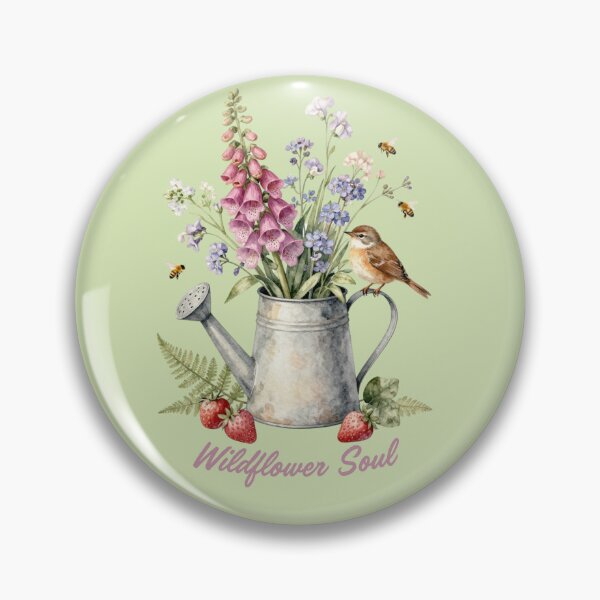 Item preview, Wildflower Soul Garden Watercolor designed and sold by Randomnessy.