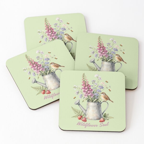 Item preview, Wildflower Soul Garden Watercolor designed and sold by Randomnessy.