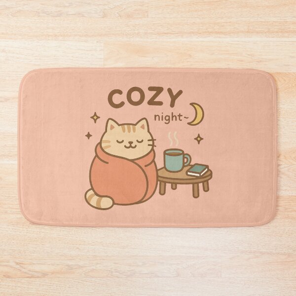 Item preview, Cozy Cat Moonlit Evening designed and sold by PrintSmithArt.