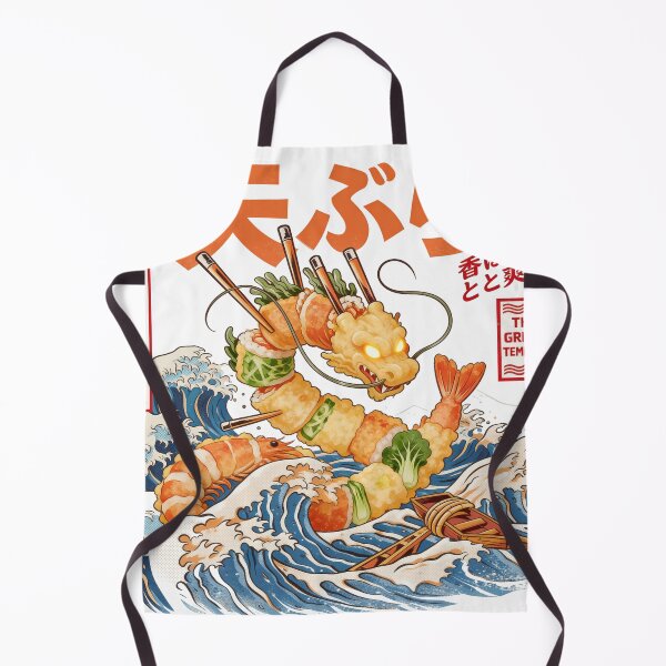 Item preview, Tempura Dragon Ocean Wave Art designed and sold by landscapehaven.
