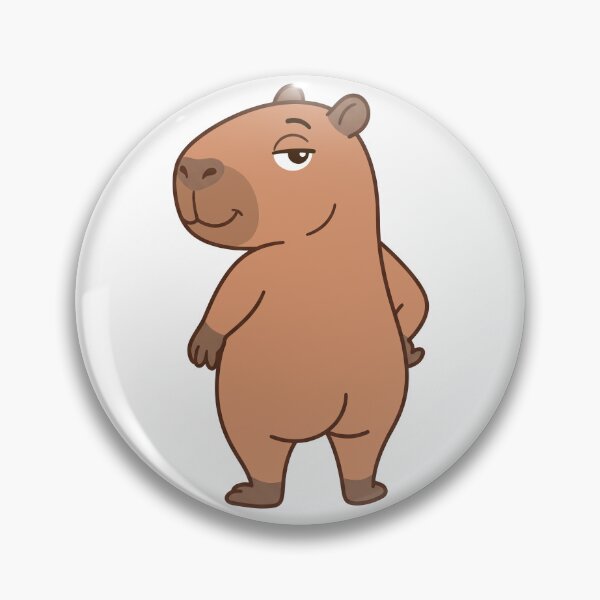 Item preview, Too Cute To Care Capybara – Funny Cute Animal Meme designed and sold by Sir Capy B.