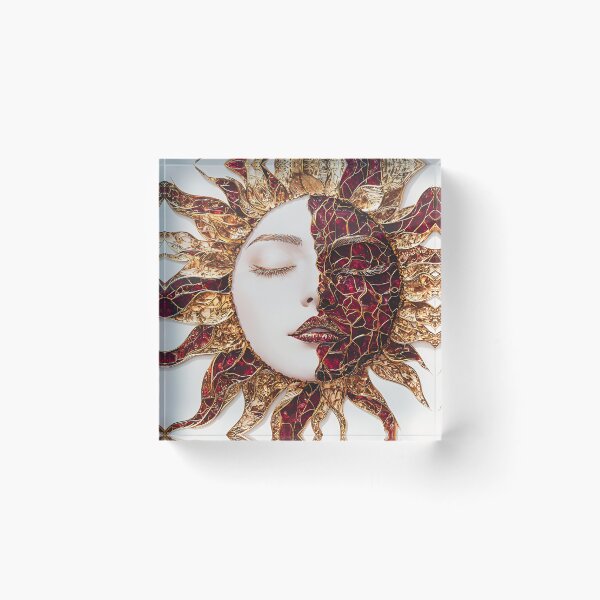 Item preview, 3d Render Of Celestial Sun Face designed and sold by Checho30.