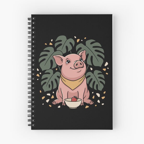 Item preview, Boho Botanical Mini Pig - Wabi Sabi Sanctuary designed and sold by ZUMERI.