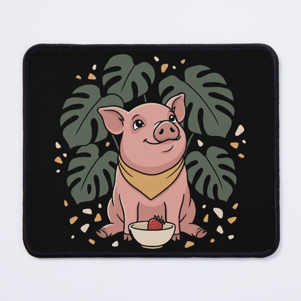 Item preview, Boho Botanical Mini Pig - Wabi Sabi Sanctuary designed and sold by ZUMERI.