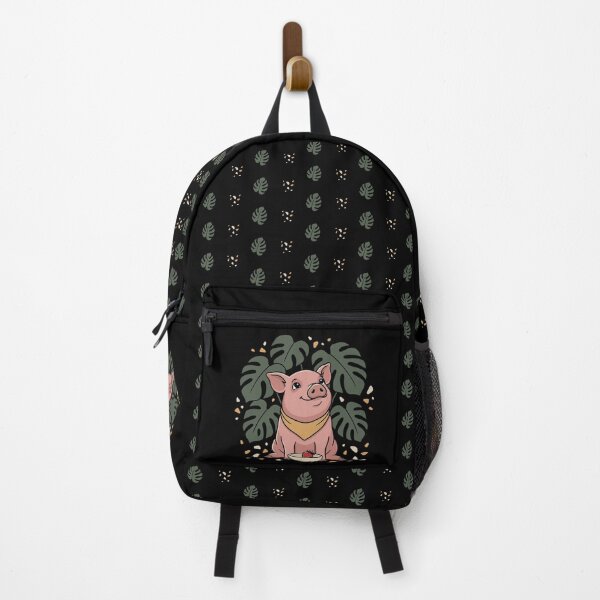 Item preview, Boho Botanical Mini Pig - Wabi Sabi Sanctuary designed and sold by ZUMERI.
