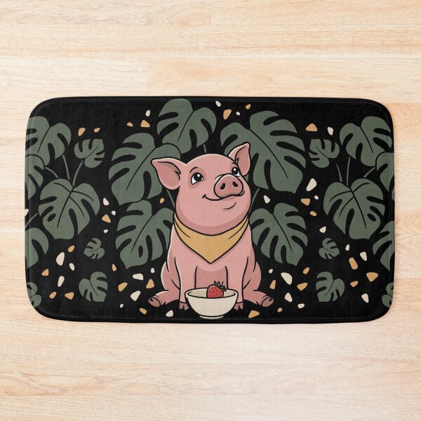 Item preview, Boho Botanical Mini Pig - Wabi Sabi Sanctuary designed and sold by ZUMERI.