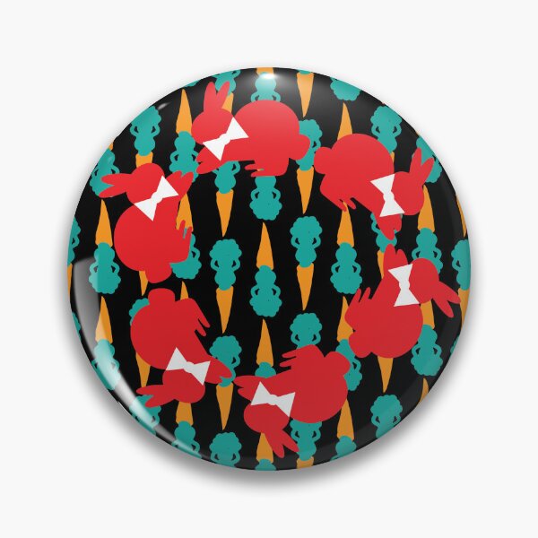 Item preview, Red & White Dapper Bunny Radials with Carrots Stripes designed and sold by Digitalmyth's Designs.