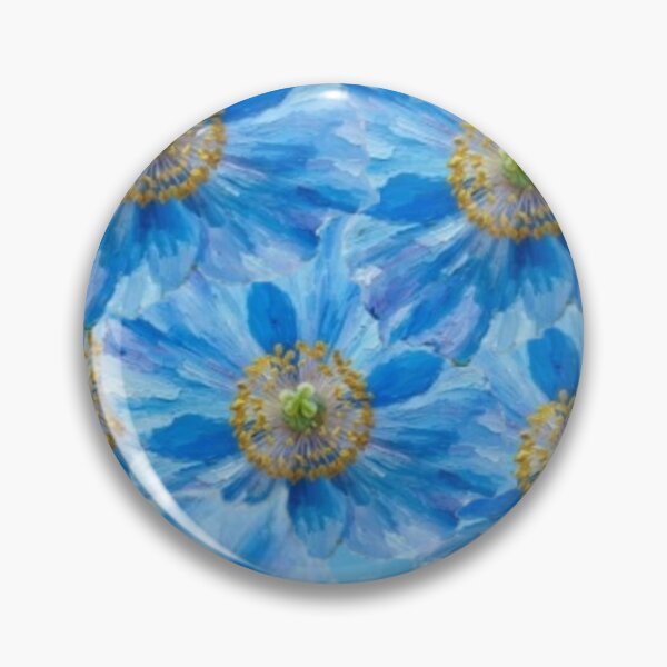 Item preview, Blue flowers designed and sold by Z&V.