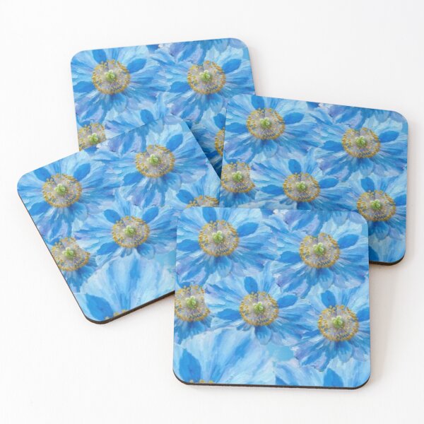 Item preview, Blue flowers designed and sold by Z&V.