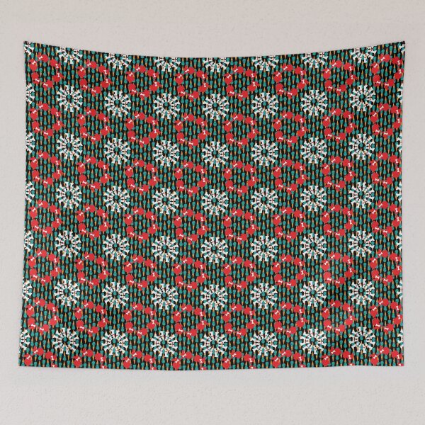 Item preview, Red & White Dapper Bunny Radials with Carrots Stripes designed and sold by Digitalmyth's Designs.