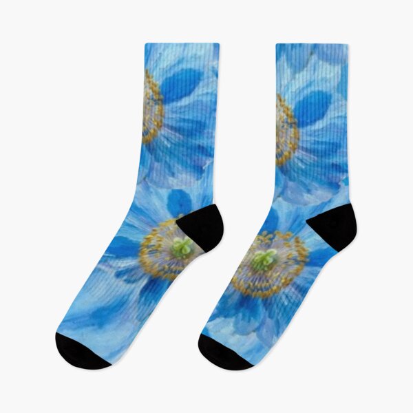Aperçu de l'œuvre Fleurs bleues créée et vendue par Z&V.