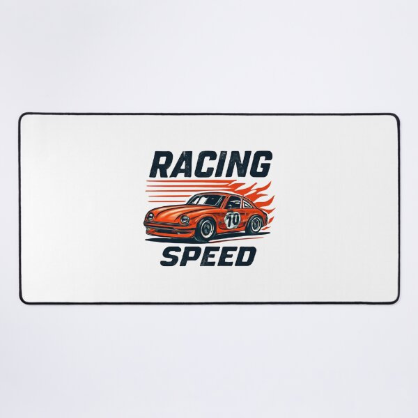 Item preview, 1980s Vintage Racing Graphic Sports Car with Flames Speed Lines Retro Motorsport Design designed and sold by trendplusco.
