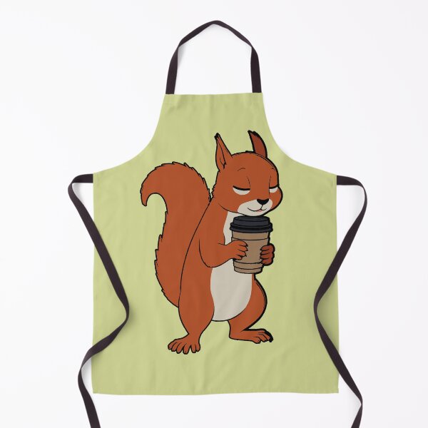 Item preview, Coffee-Addicted Squirrel | Squirrel with Kawaii Coffee Cup designed and sold by AstronautMerch.