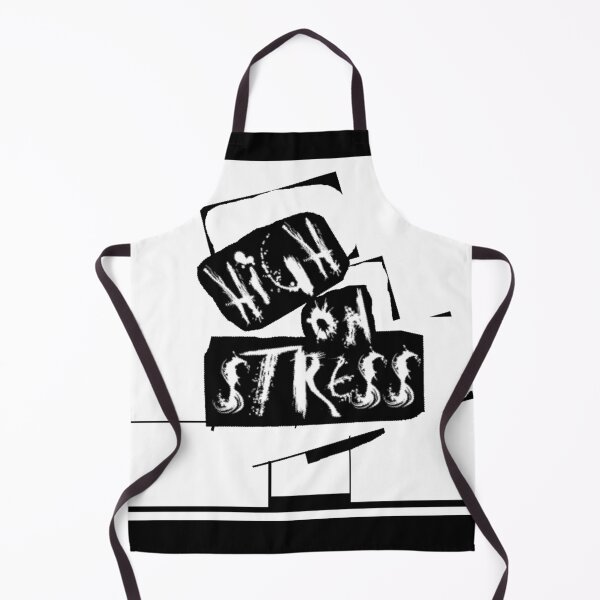 Item preview, High On Stress Distressed Punk Typography designed and sold by dragonmotor7.