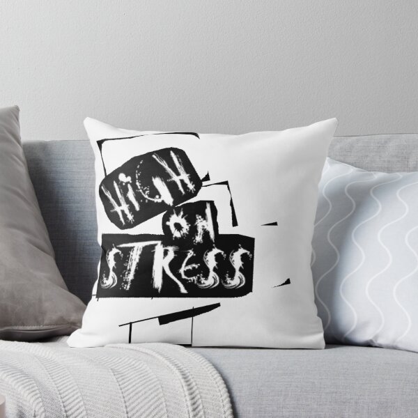 Item preview, High On Stress Distressed Punk Typography designed and sold by dragonmotor7.