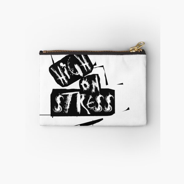 Item preview, High On Stress Distressed Punk Typography designed and sold by dragonmotor7.