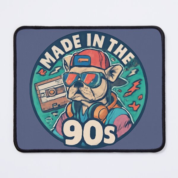Item preview, Made In The 90s French Bulldog Vintage Comic T-Shirt designed and sold by Lamagift.
