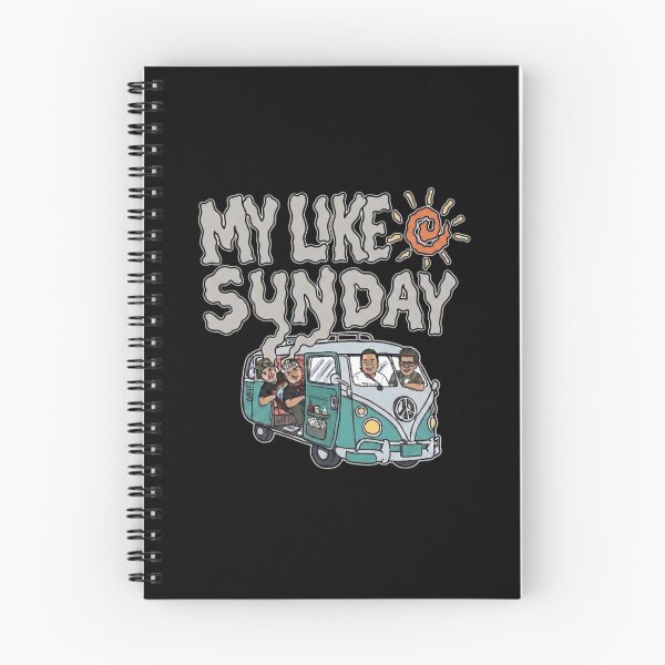 Item preview, My Like Sunday - Retro Pop-Punk Van Illustration designed and sold by fatrin99.