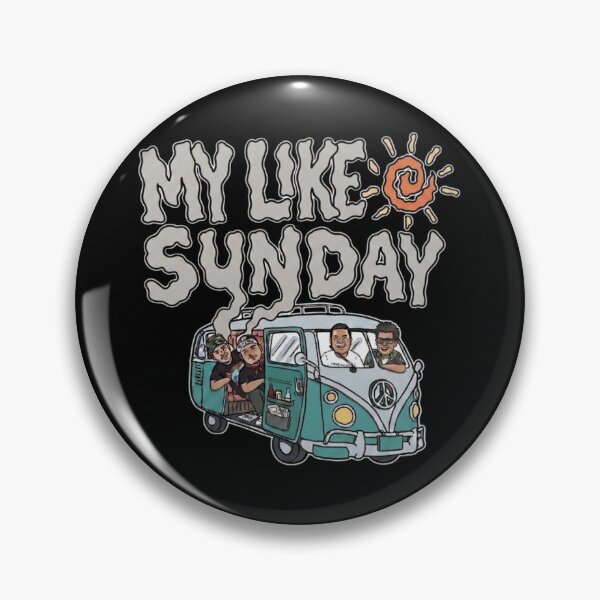 Item preview, My Like Sunday - Retro Pop-Punk Van Illustration designed and sold by fatrin99.
