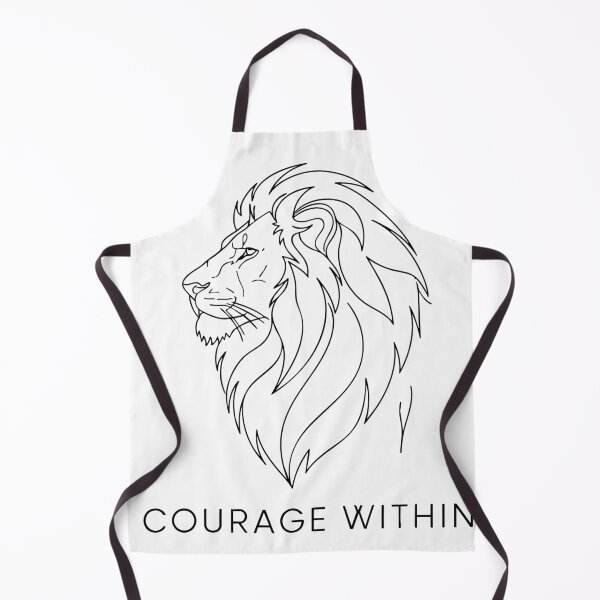 Item preview, Minimalist Lion Courage Within Line Art designed and sold by Orviona.