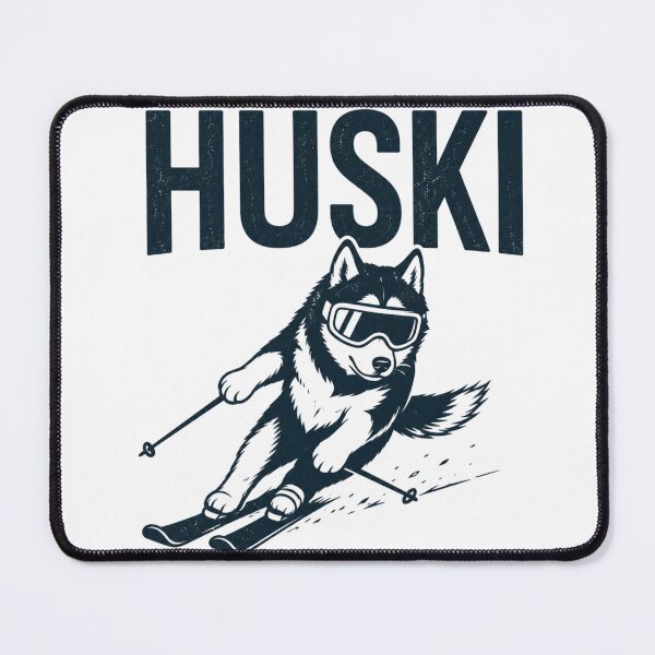 Item preview, Huski Skiing Husky Dog designed and sold by NicramR.