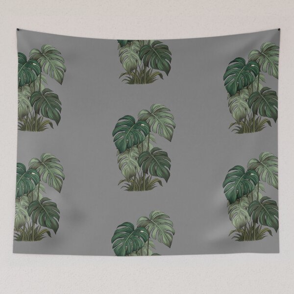 Item preview, Monstera Deliciosa Tropical Botanical Illustration designed and sold by DoodleIntricate.