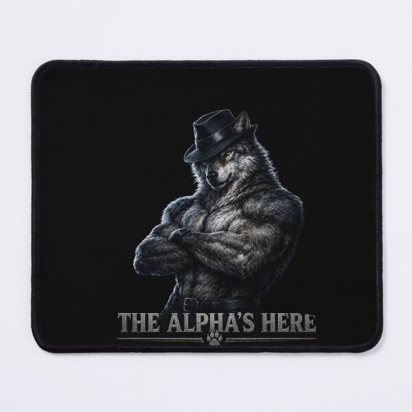 Item preview, The Alpha Is Here Wolf Meme  designed and sold by SMARTKIT  DESIGNAGENCY.