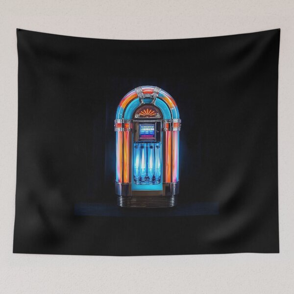 Item preview, 3d Render Of Retro Neon Jukebox designed and sold by Checho30.