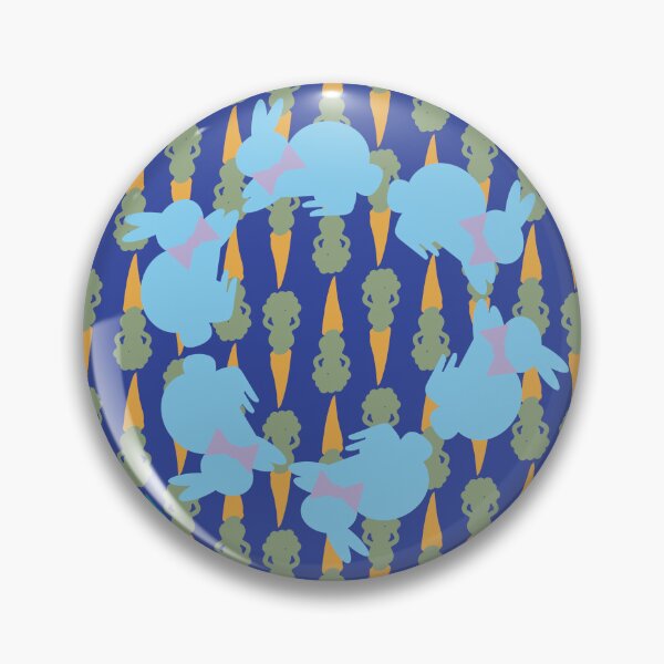 Item preview, Blue & Teal Dapper Bunny Radials with Carrots Stripes designed and sold by Digitalmyth's Designs.