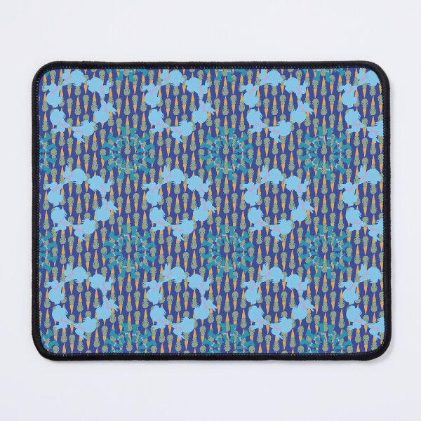 Item preview, Blue & Teal Dapper Bunny Radials with Carrots Stripes designed and sold by Digitalmyth's Designs.