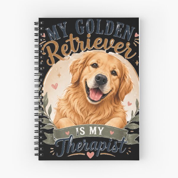 Item preview, My Golden Retriever Is My Therapist – Cute Dog Lover Gift | Golden Retriever Mom & Dad Design designed and sold by MKOWOLF.