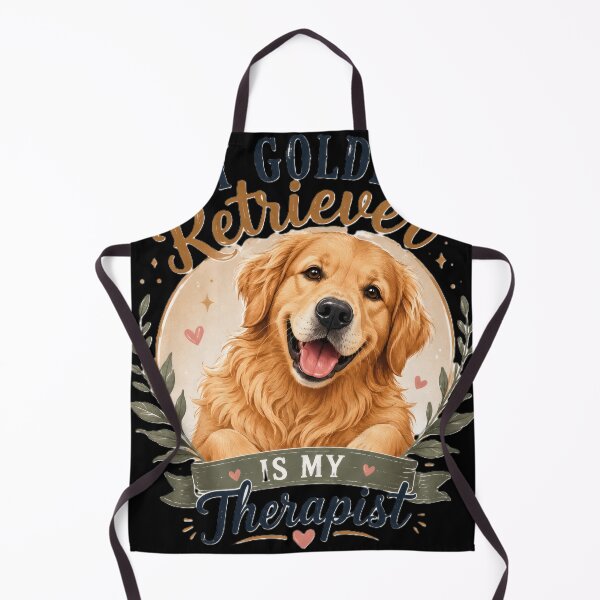 Item preview, My Golden Retriever Is My Therapist – Cute Dog Lover Gift | Golden Retriever Mom & Dad Design designed and sold by MKOWOLF.