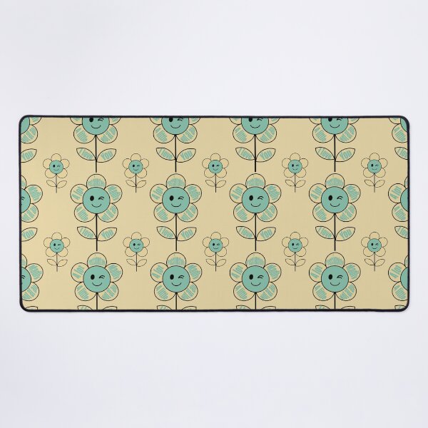 Item preview, I Love You - Beige Funny Flowers E9 designed and sold by StefanStudioArt.