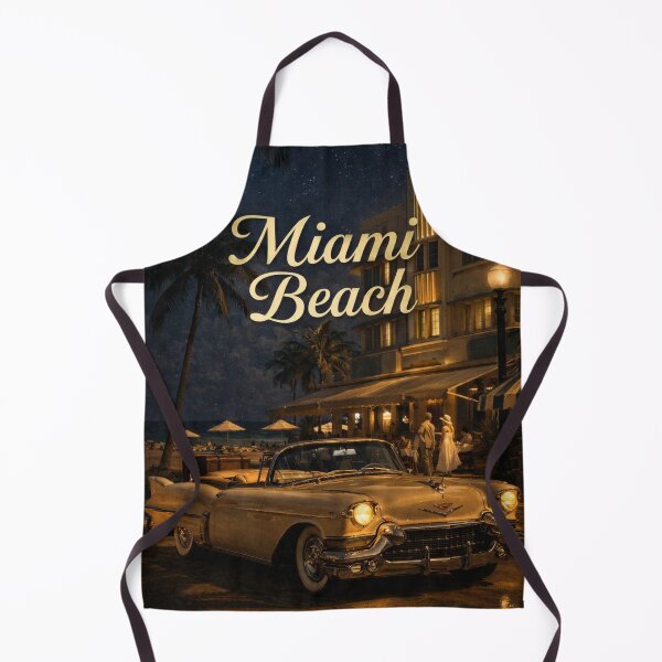 Item preview, Miami Beach Cadillac Convertible Art Print designed and sold by Ve & Co.