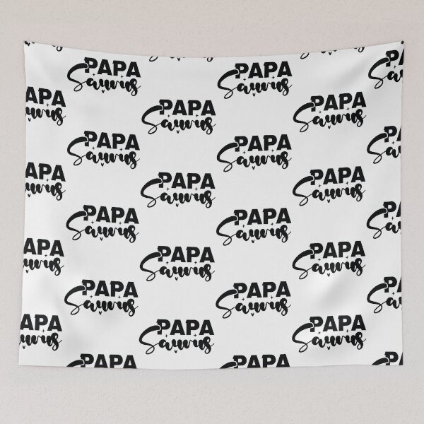 Item preview, PapaSaurus - Funny Dad Quotes Retro Vintage Aesthetic Dinosaur Papa Father Rex Family Gift designed and sold by FuzionRaptor.