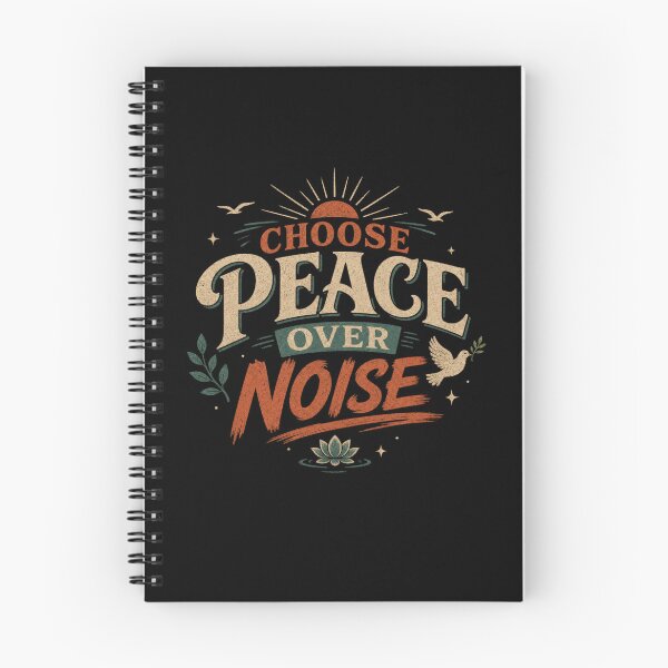 Item preview, CHOOSE PEACE OVER NOISE designed and sold by ActOutTees.