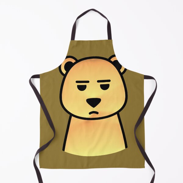 Item preview, Serious Bear Pet | Minimalist Kawaii Annoyed Bear Face designed and sold by AstronautMerch.