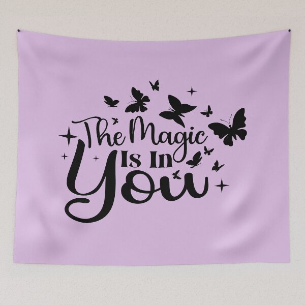 Item preview, The Magic Is In You Butterfly Art designed and sold by VibeShift Studio.