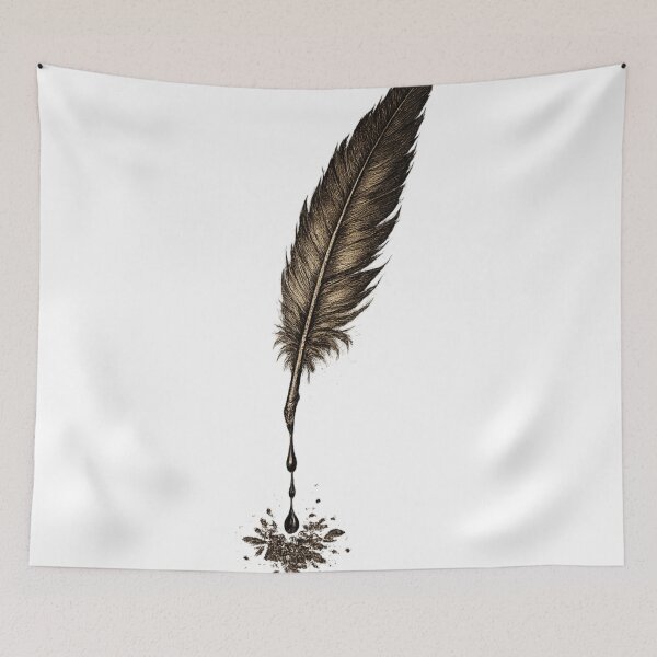 Item preview, Quill Ink Dark Academia Witchy Aesthetic Gothic Writer Fashion designed and sold by irfanshikh.