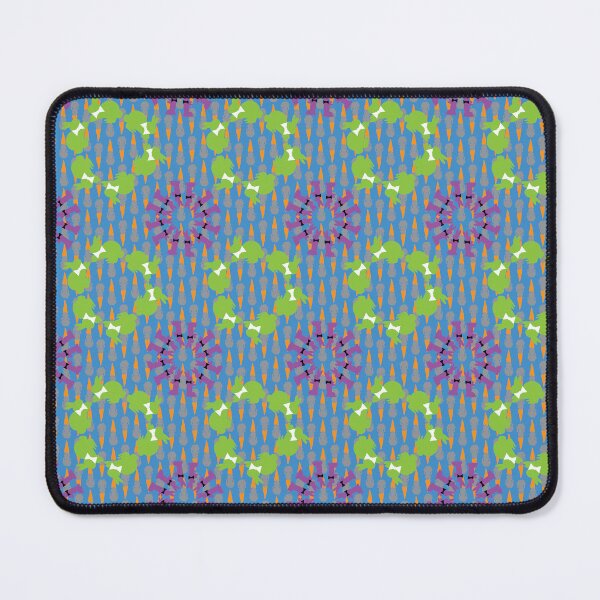 Item preview, Purple & Green Dapper Bunny Radials with Carrots Stripes designed and sold by Digitalmyth's Designs.