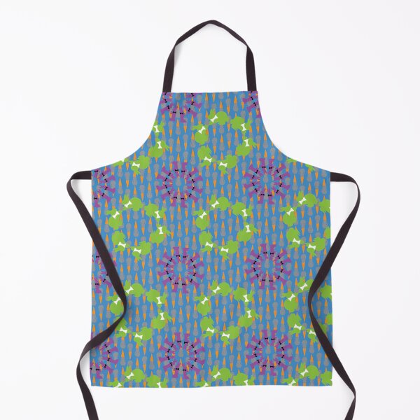Item preview, Purple & Green Dapper Bunny Radials with Carrots Stripes designed and sold by Digitalmyth's Designs.