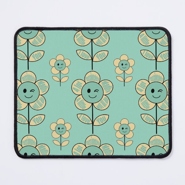 Item preview, I Love You - Beige Funny Flowers 94 designed and sold by StefanStudioArt.