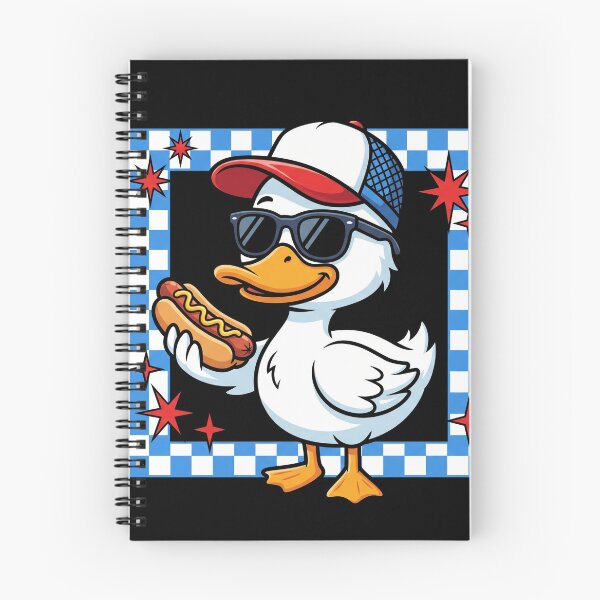 Item preview, Cool Cartoon Duck Wearing Sunglasses Hot Dog Shirt designed and sold by TeNovaStudio.