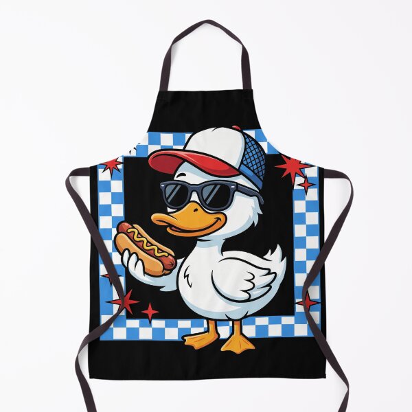 Item preview, Cool Cartoon Duck Wearing Sunglasses Hot Dog Shirt designed and sold by TeNovaStudio.