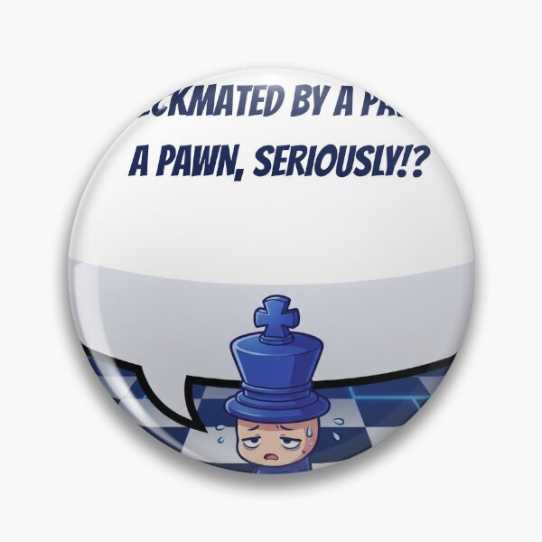 Item preview, Anime Chess King — I Survived 40 Moves Just to Be Checkmated by a Pawn. A Pawn, Seriously!? designed and sold by deepthinkanime.