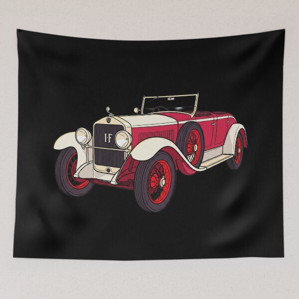 Item preview, Isotta Fraschini Tipo 8 Pop Art Halftone Print designed and sold by FreiherrPK.