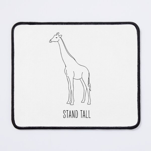 Item preview, Minimalist Giraffe Stand Tall Line Art designed and sold by Orviona.