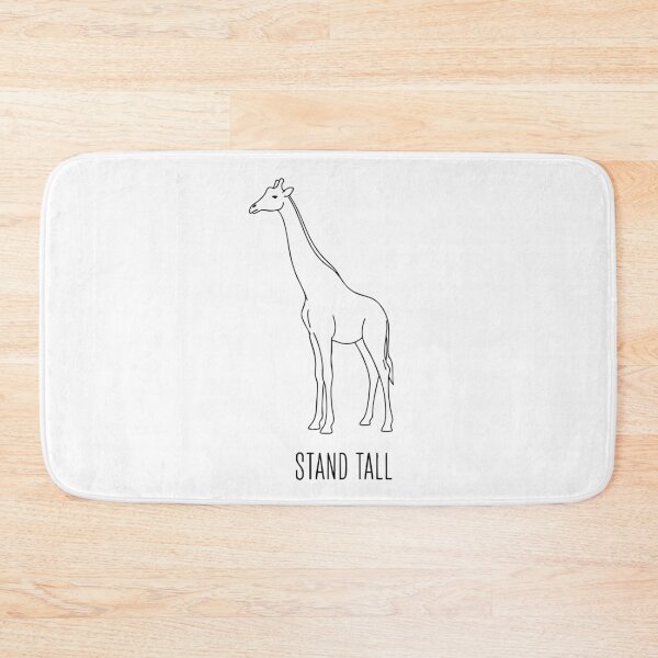 Item preview, Minimalist Giraffe Stand Tall Line Art designed and sold by Orviona.