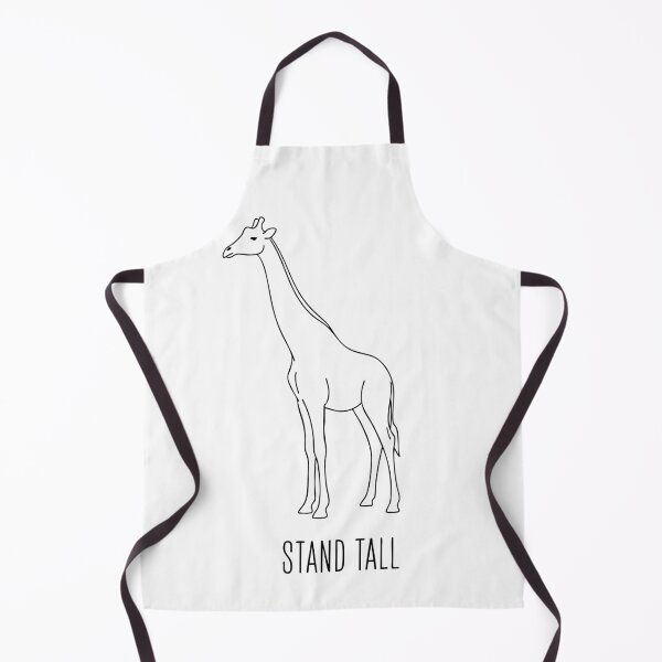 Item preview, Minimalist Giraffe Stand Tall Line Art designed and sold by Orviona.
